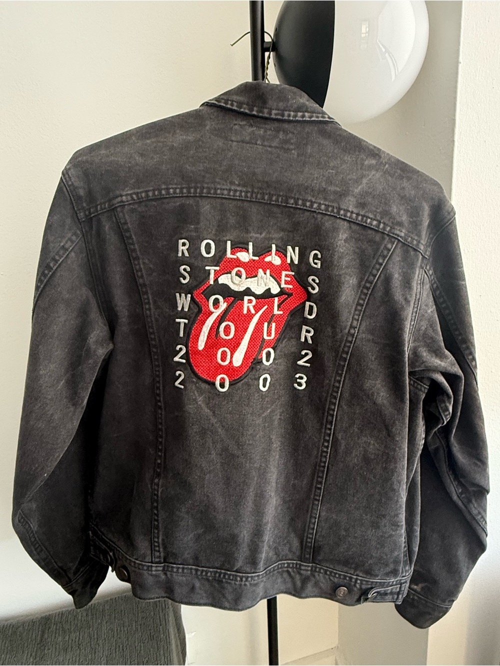 Vintage Rolling Stones 2002-2003 World Tour Lee Denim Jacket